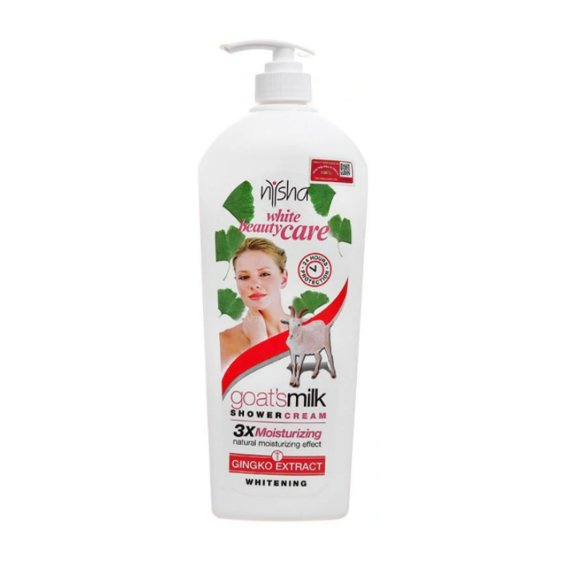 Sữa tắm dê Nysha Ginkgo 1.15 lít chính hãng