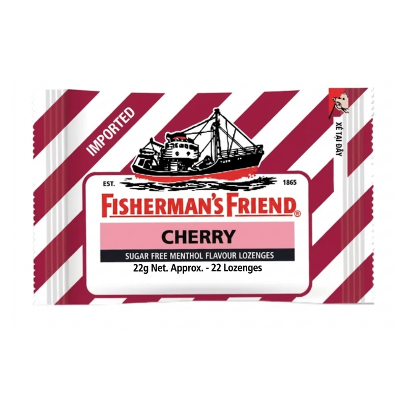 Kẹo cay Con Tàu hương cherry 22g chính hãng