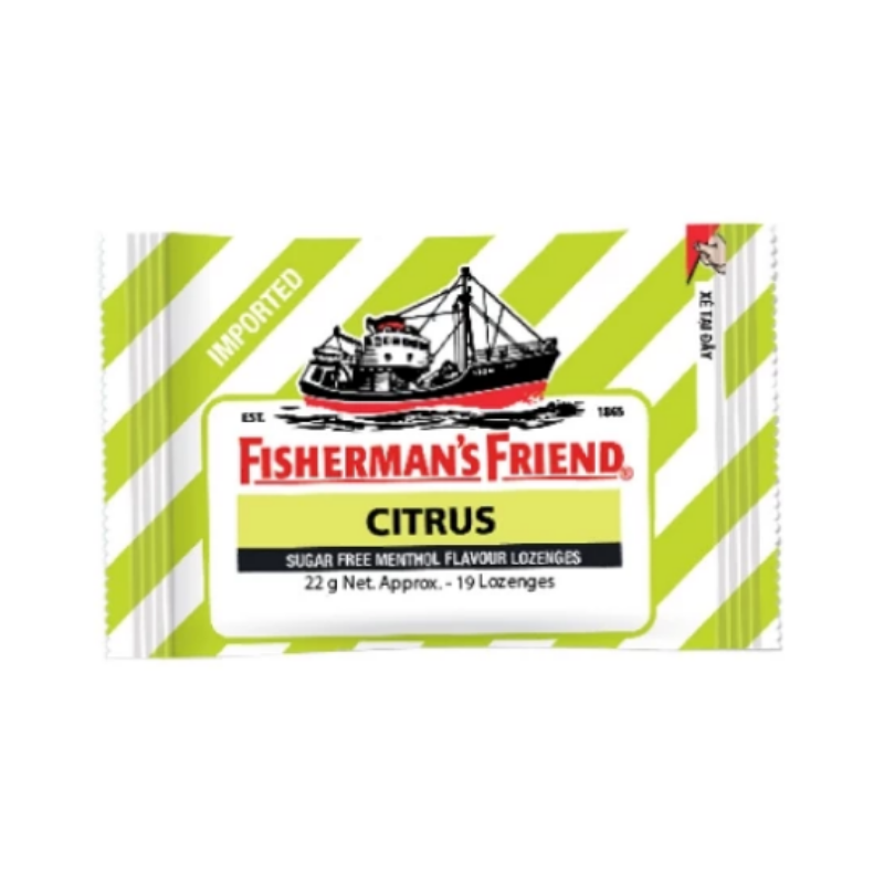 Kẹo cay Con Tàu hương Citrus 22g chính hãng
