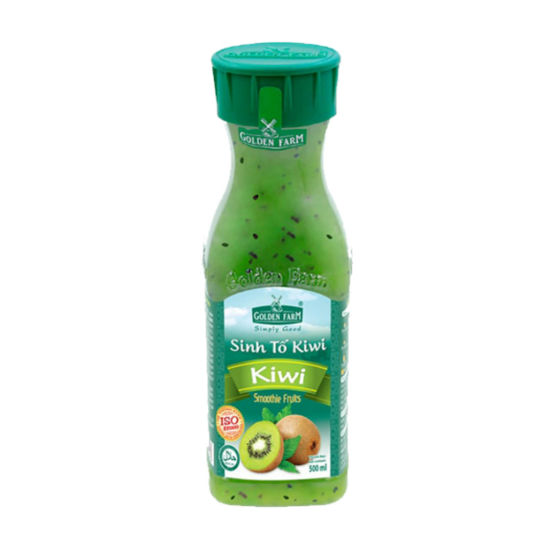 Sinh tố kiwi Golden Farm chai 500ml chính hãng