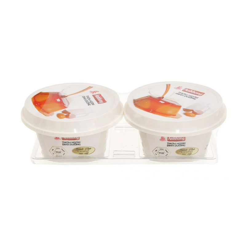 Lô 2 bánh flan Ánh Hồng cao cấp 80g chính hãng