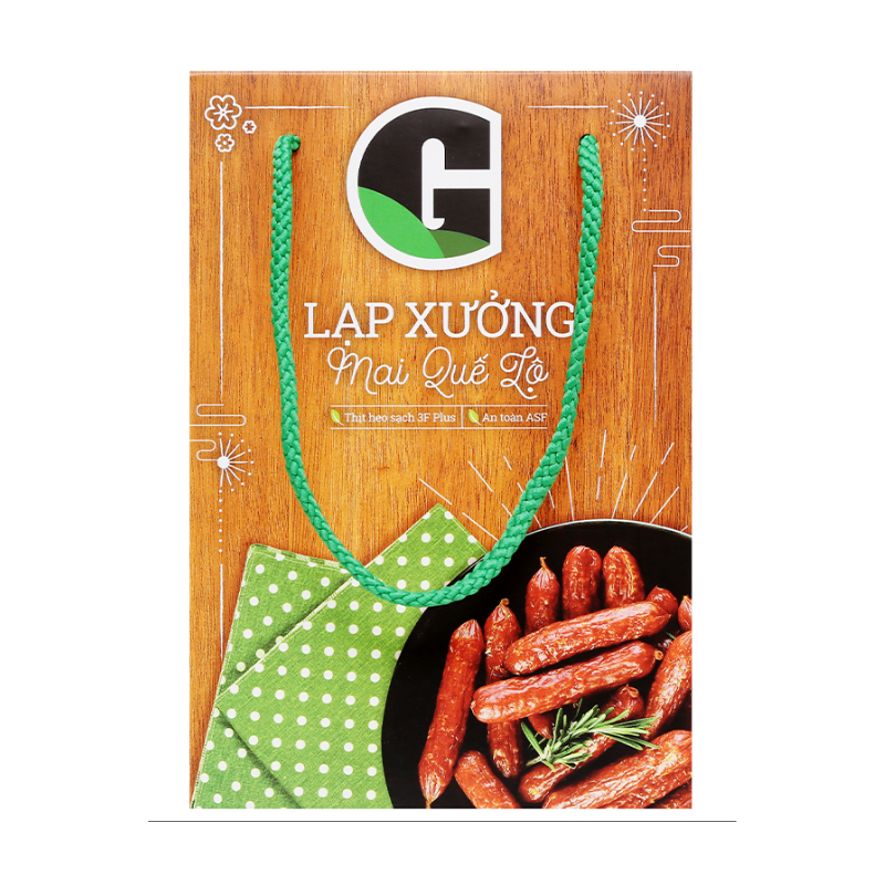 Lạp xưởng mai quế lộ G Kitchen 500g chính hãng