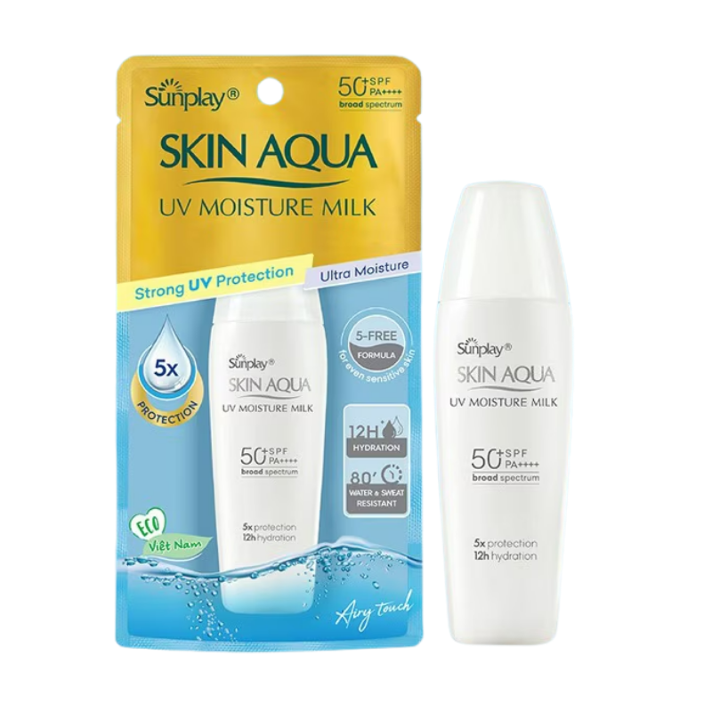 Gel chống nắng Sunplay Skin Aqua Milk Care SPF50 30g chính hãng