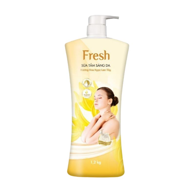 Sữa tắm Fresh sáng da hoa ngọc lan tây 1.2kg chính hãng
