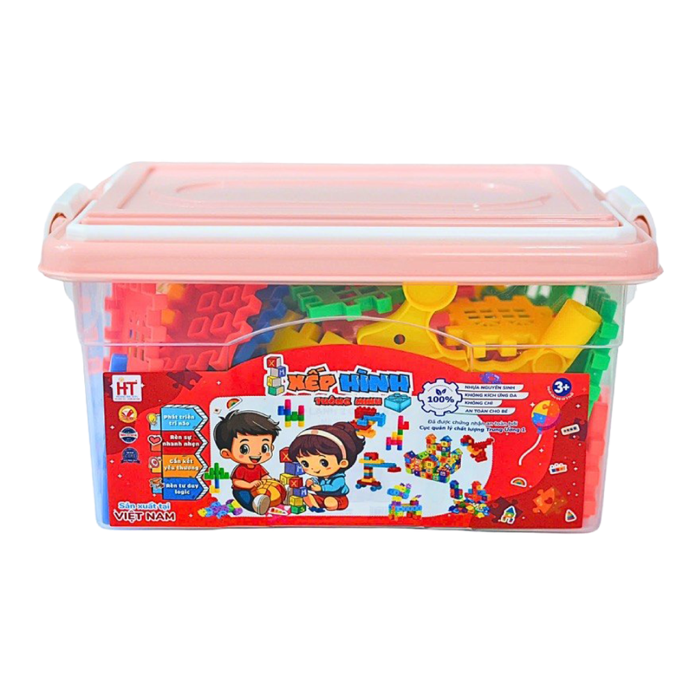 Hộp xếp hình sáng tạo Hoàng Thu 7527 chính hãng