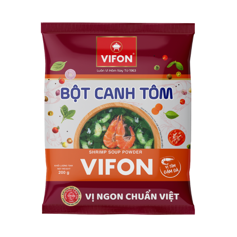 Bột canh tôm Vifon gói 200g chính hãng