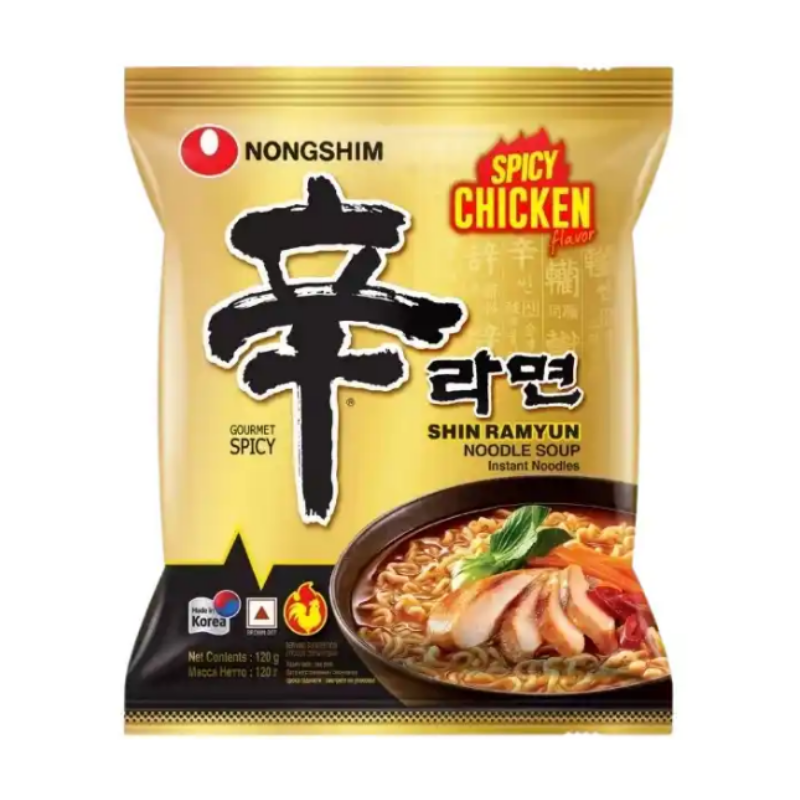 Mì Nongshim Shin Ramyun gà cay 120g chính hãng