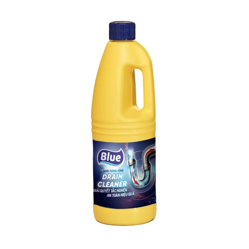 Nước thông cống Blue chai 1 lít chính hãng
