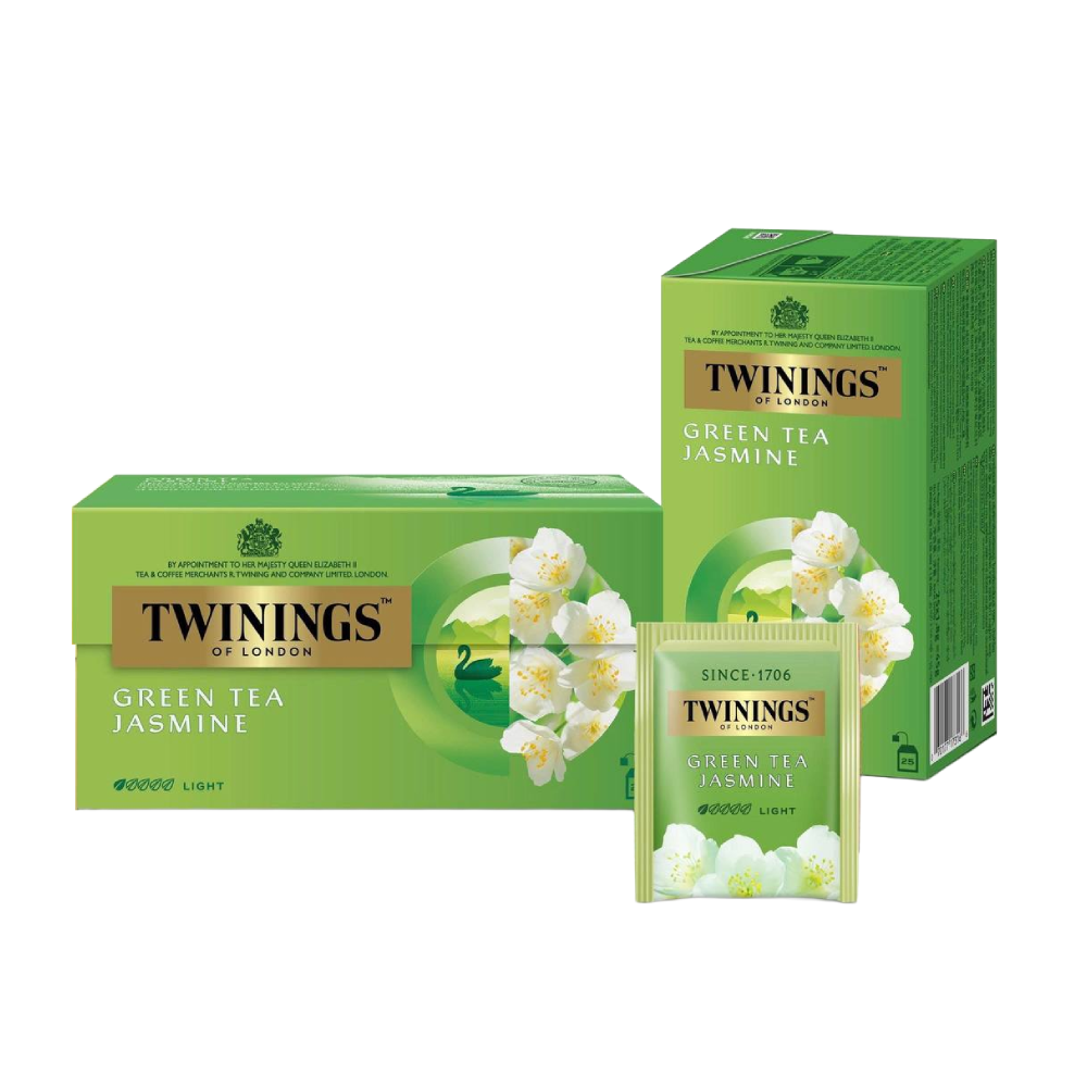 Trà túi lọc Twinings Green Tea Jasmine hộp 45g chính hãng