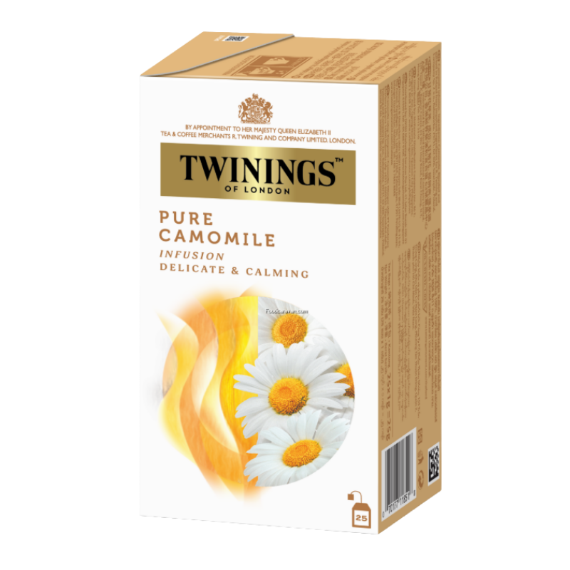 Trà túi lọc Twinings Pure Camomile Infusion hộp 25g chính hãng