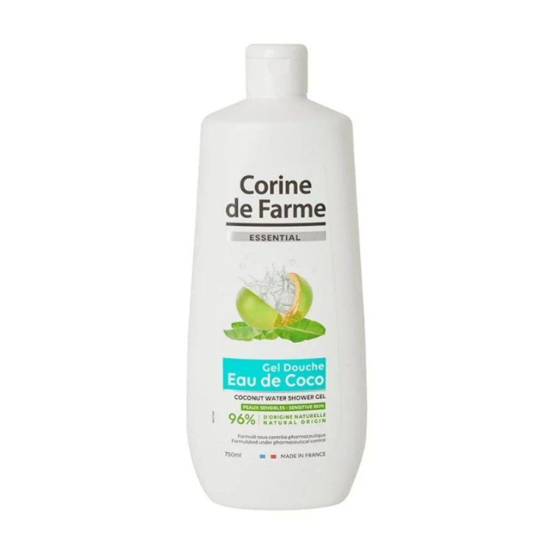 Sữa tắm Corine De Farme nước dừa chai 750ml chính hãng