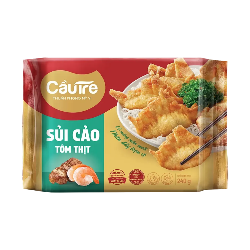 Sủi cảo tôm thịt Cầu Tre 240g chính hãng