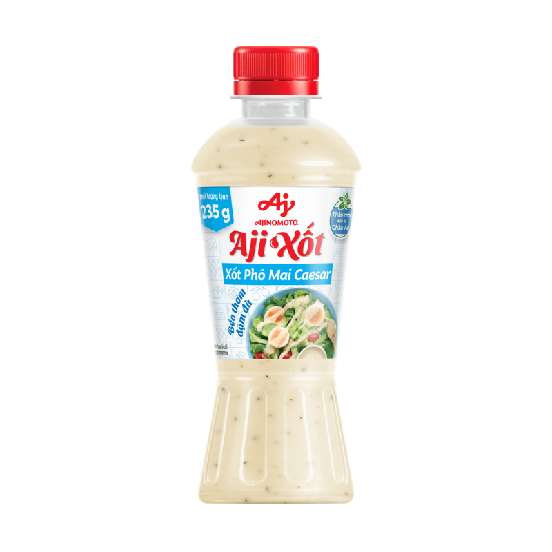 Xốt phô mai Caesar Ajinomoto Aji Xốt chai 235g chính hãng