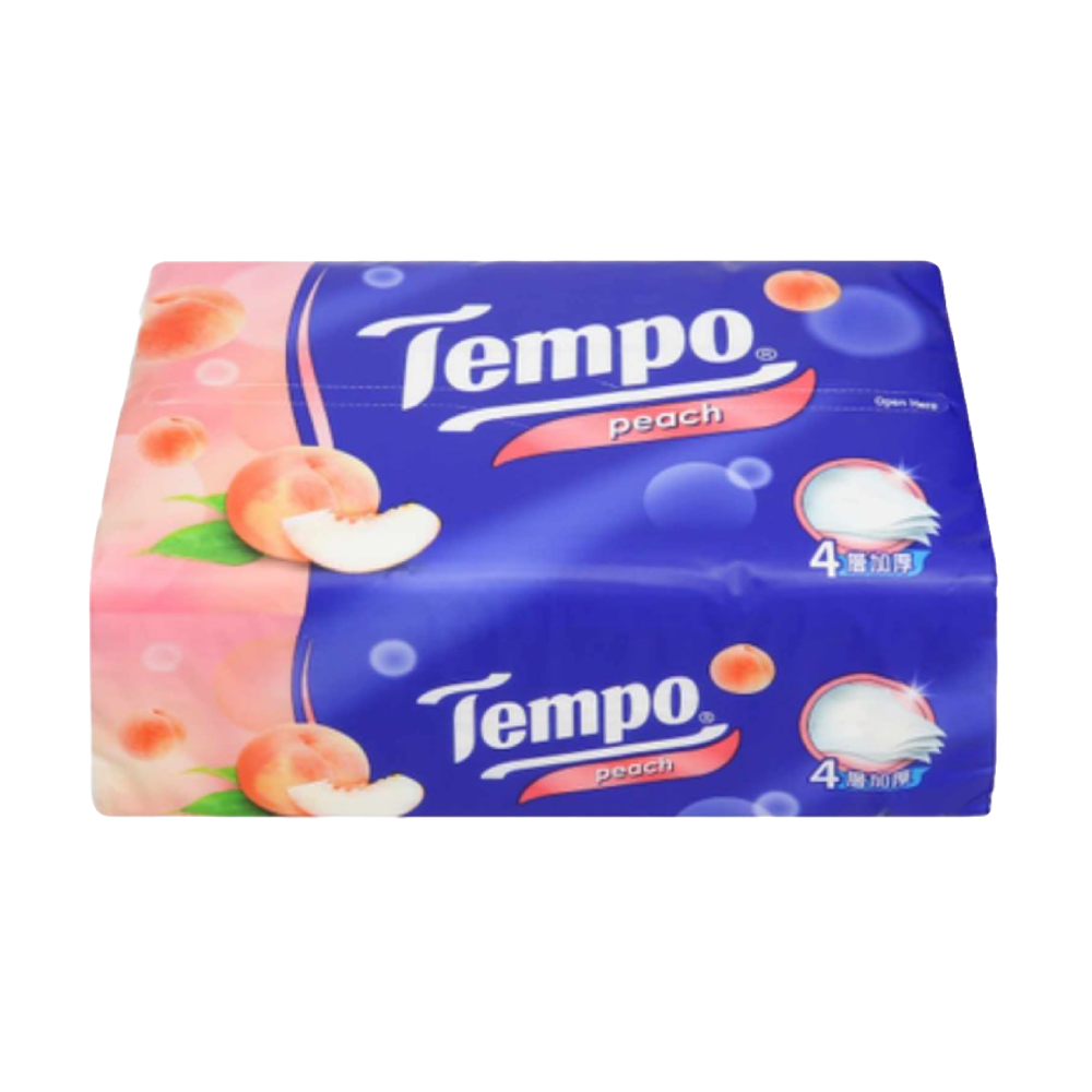Khăn giấy rút Tempo hương đào 90 tờ chính hãng