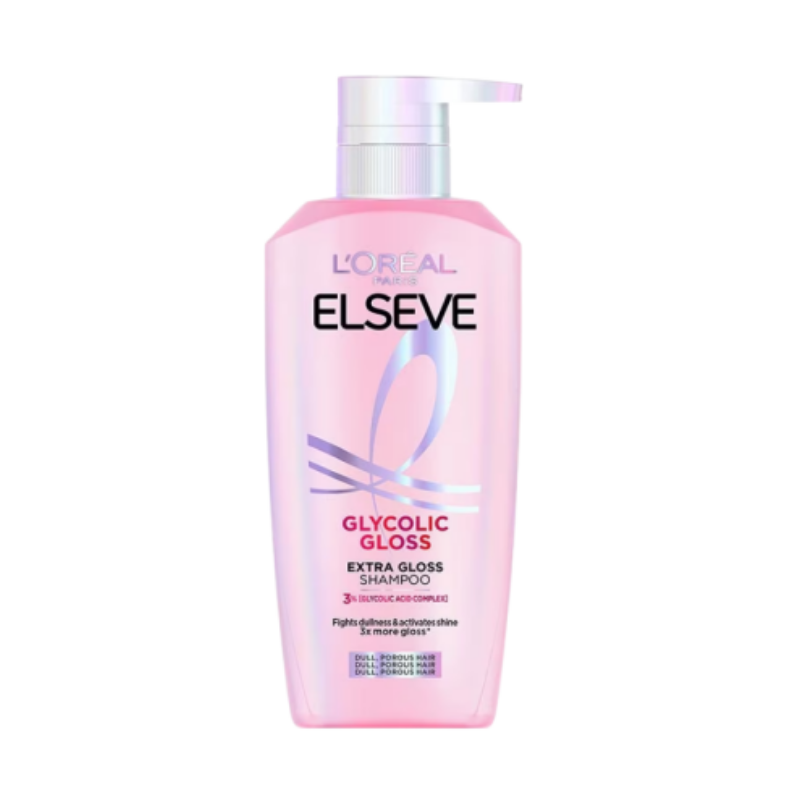 Dầu gội Elseve Glycolic Gloss siêu bóng mượt 620ml chính hãng