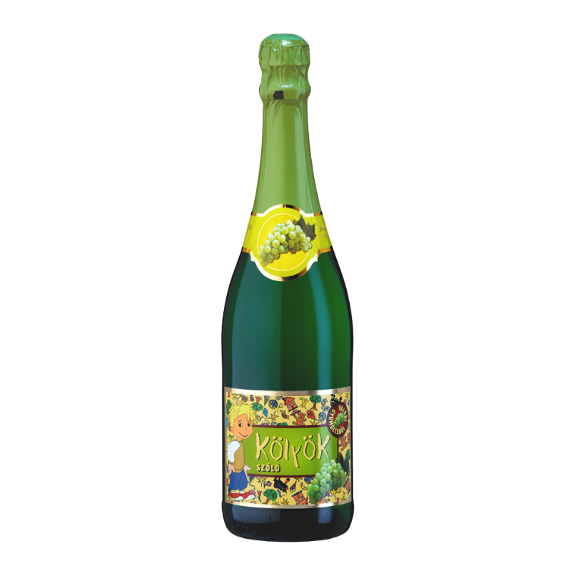 Nước trái cây có ga Kolyok White Grape chai 750ml chính hãng