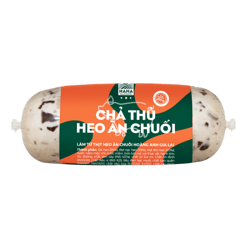 Chả thủ heo ăn chuối Haha 200g chính hãng