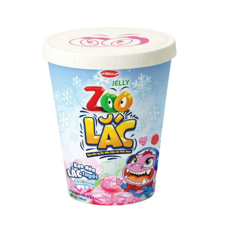 Kẹo dẻo Zoo lắc tuyết gói 84.5g chính hãng
